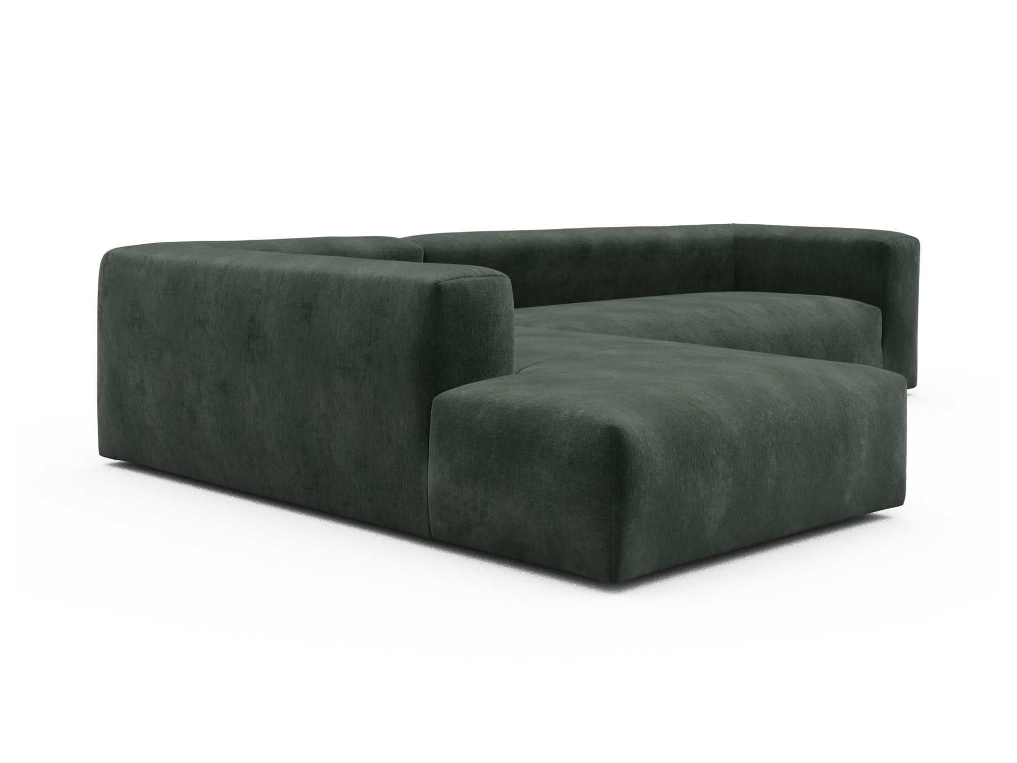 Skandi Home Ecksofa Fred Relax-Ecke links mit 2,5-Sitzer Smooth-Laurel-Green moebelfaktor