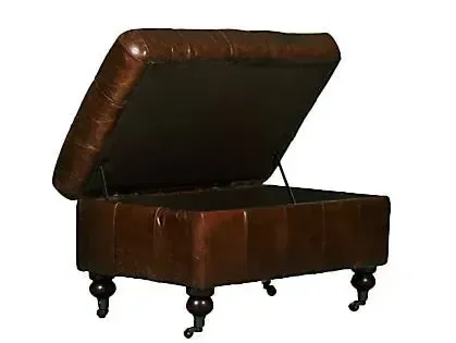 Moebelfaktor Vintage Fußhocker Bristolson Vintage-Cigar