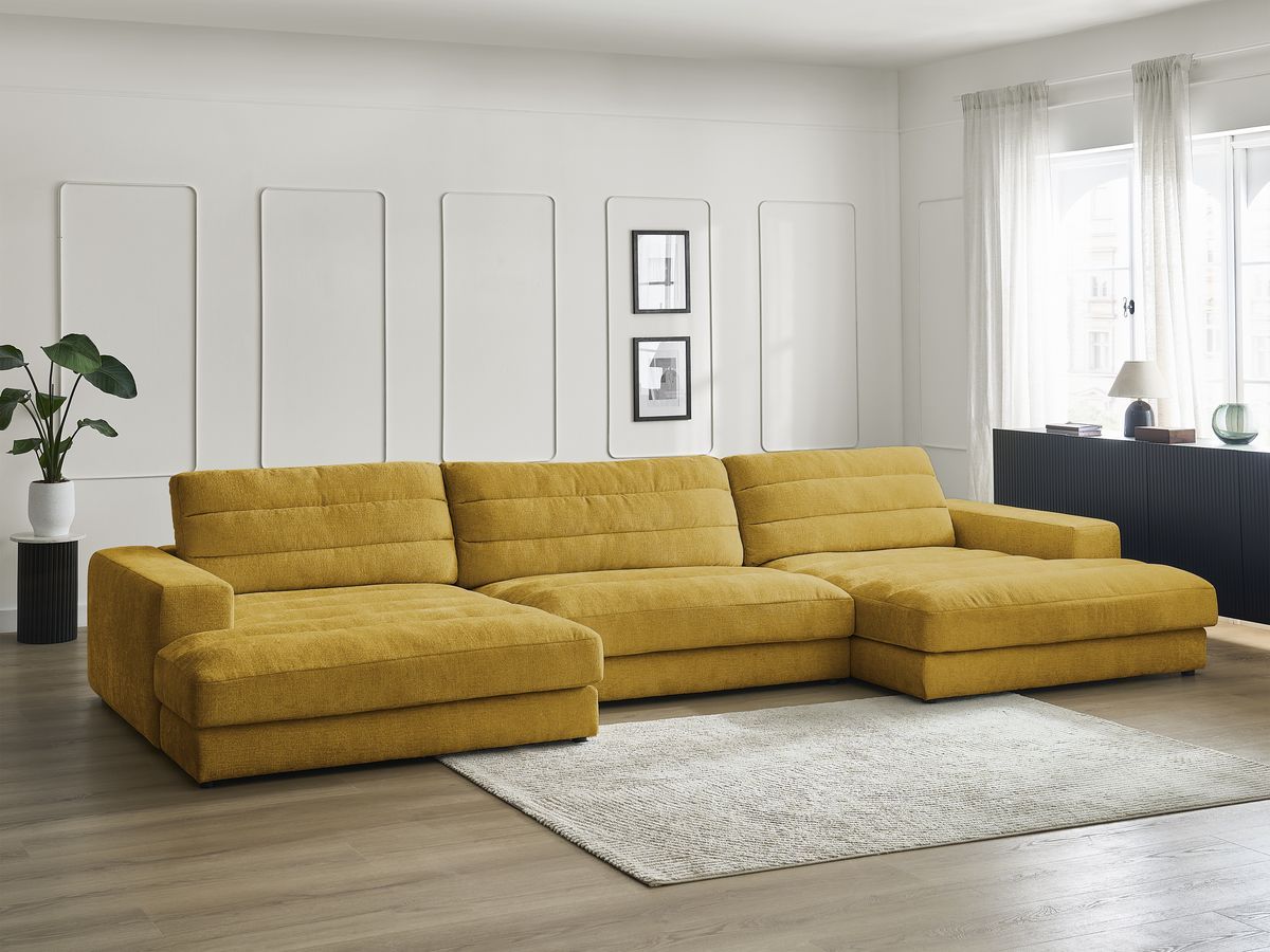 Bobochic Sierra Wohnlandschaft Strukturstoff Gelb
