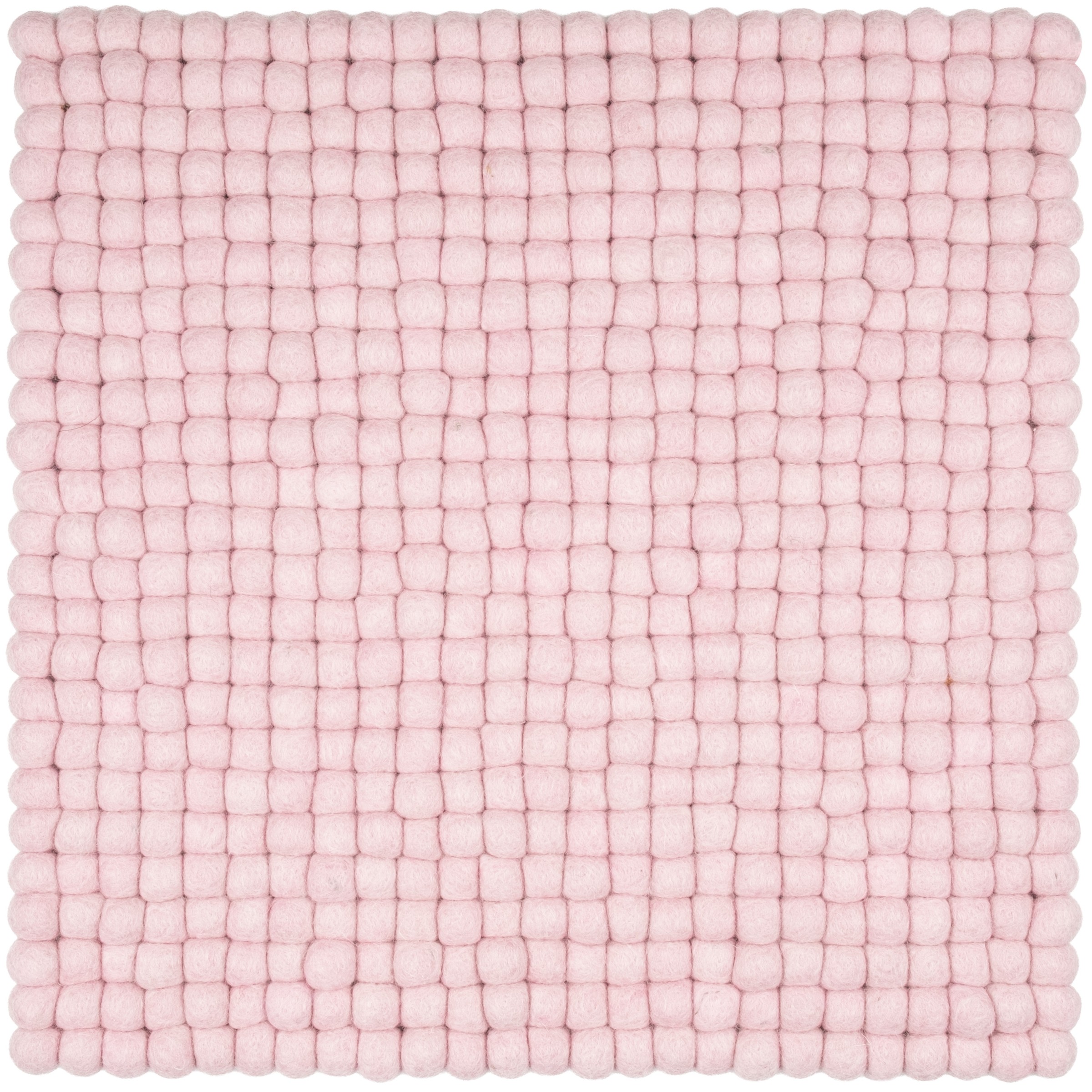 myfelt Mona Filzkugel-Sitzauflage Zartrosa 36 x 36 cm
