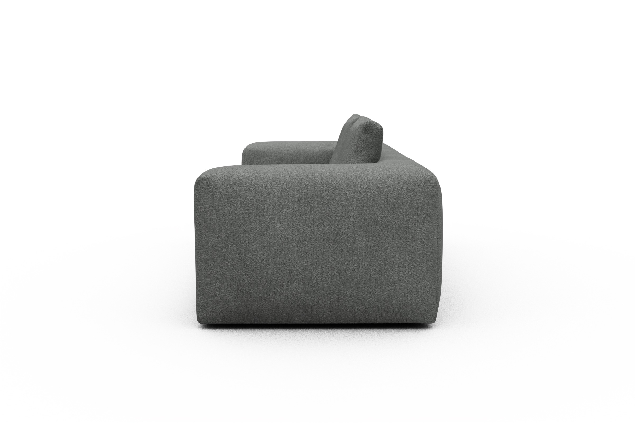 Sofa Fred 3-Sitzer Boucle-Ash-Grey