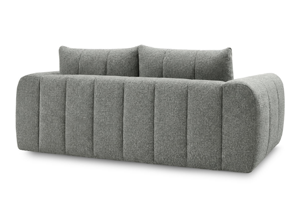 Bobochic Nesty Sofa 3-Sitzer Melange-Stoff Dunkelgrau