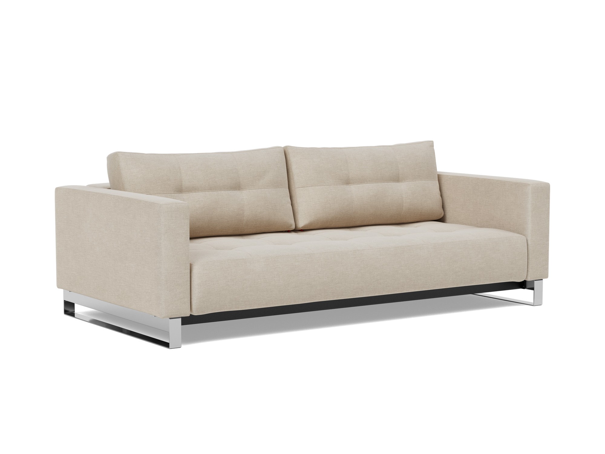 Schlafsofa Cassius D.E.L. Flachgewebe Phobos 586-Latte