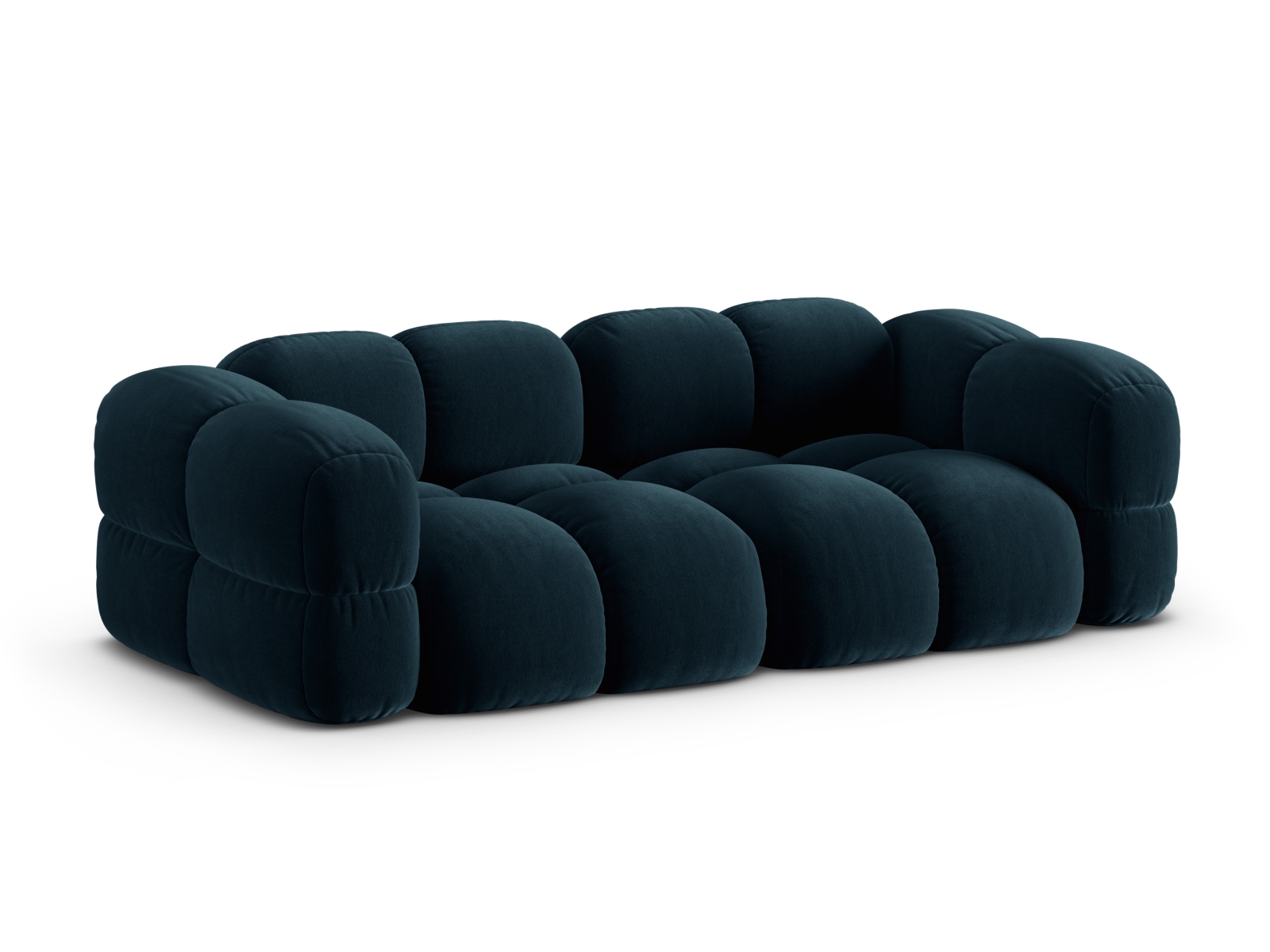 Cosmopolitan Design Sofa Loretto 4-Sitzer Samt Vogue Tiefes Petrol