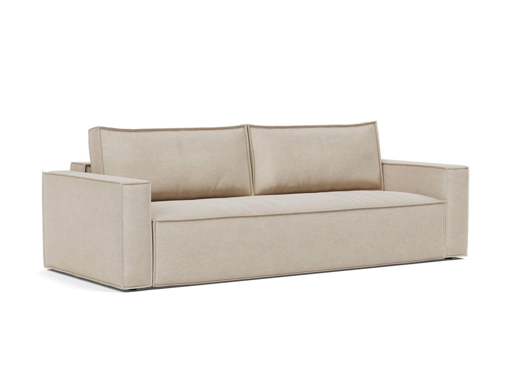 Schlafsofa Newilla Flachgewebe Phobos 586-Latte