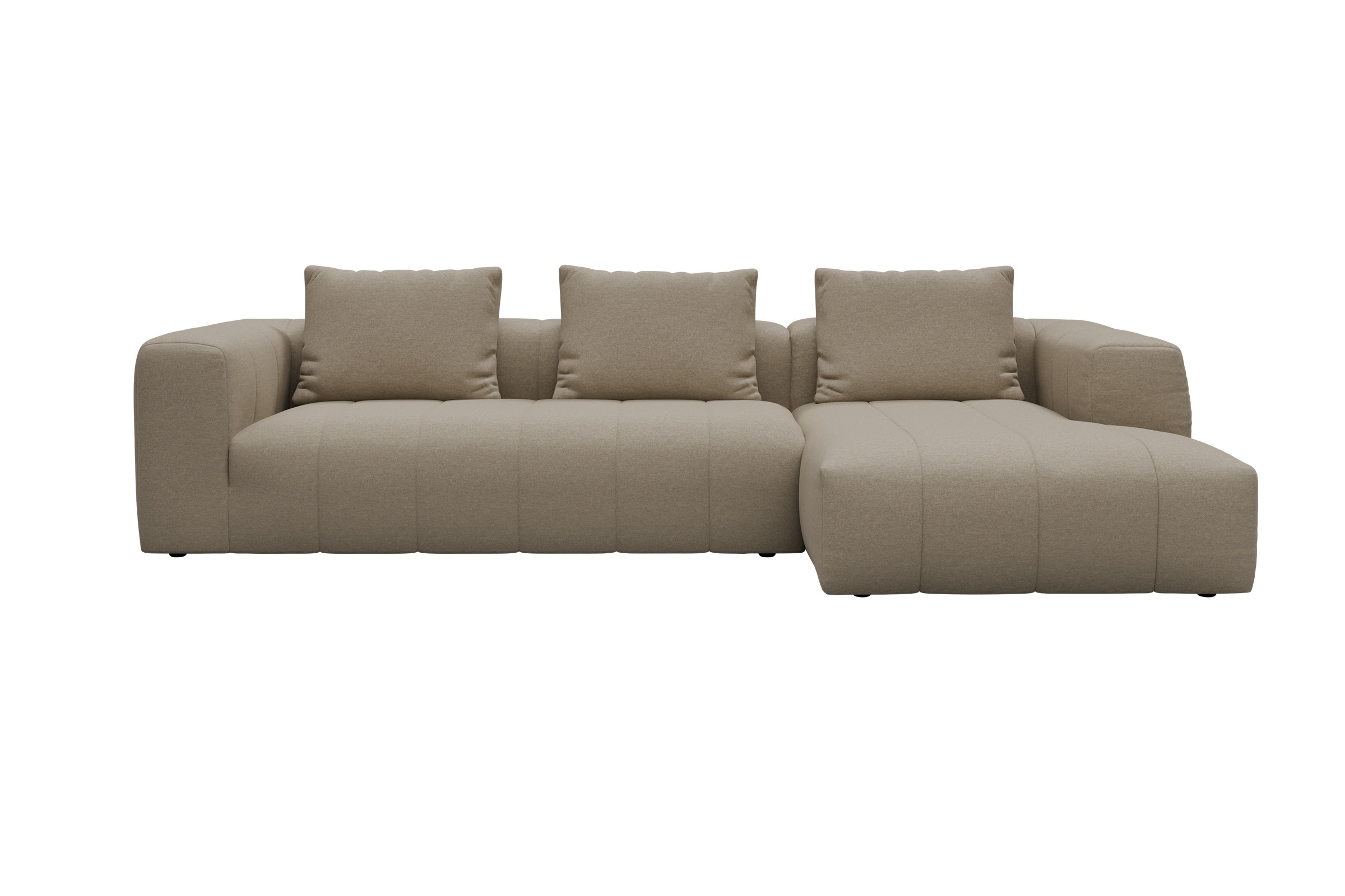 Hugo 2,5-Sitzer Armlehne links mit Chaiselongue Satya-Natural moebelfaktor