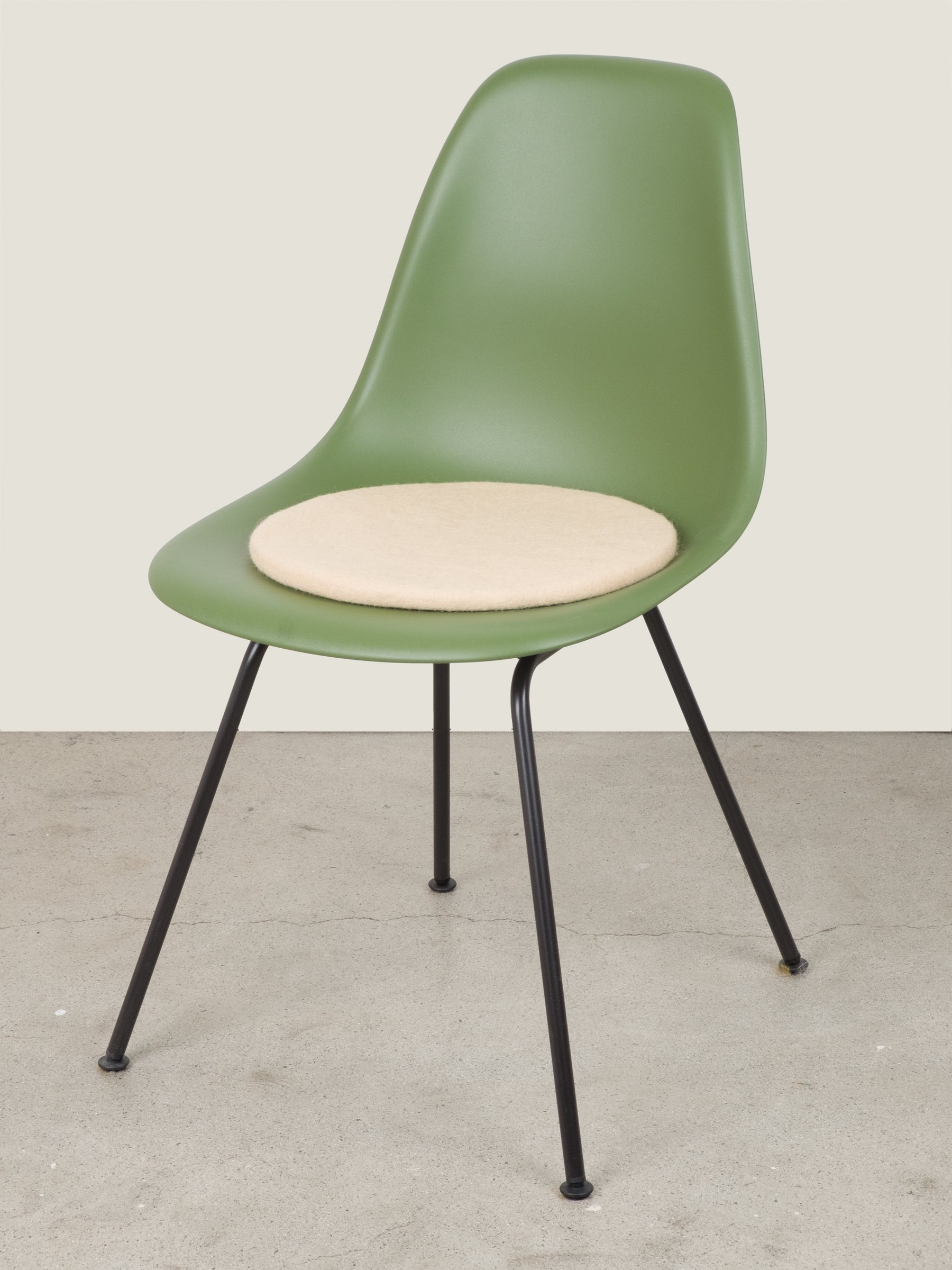myfelt Levi Filz-Sitzauflage Beige Ø 36 cm
