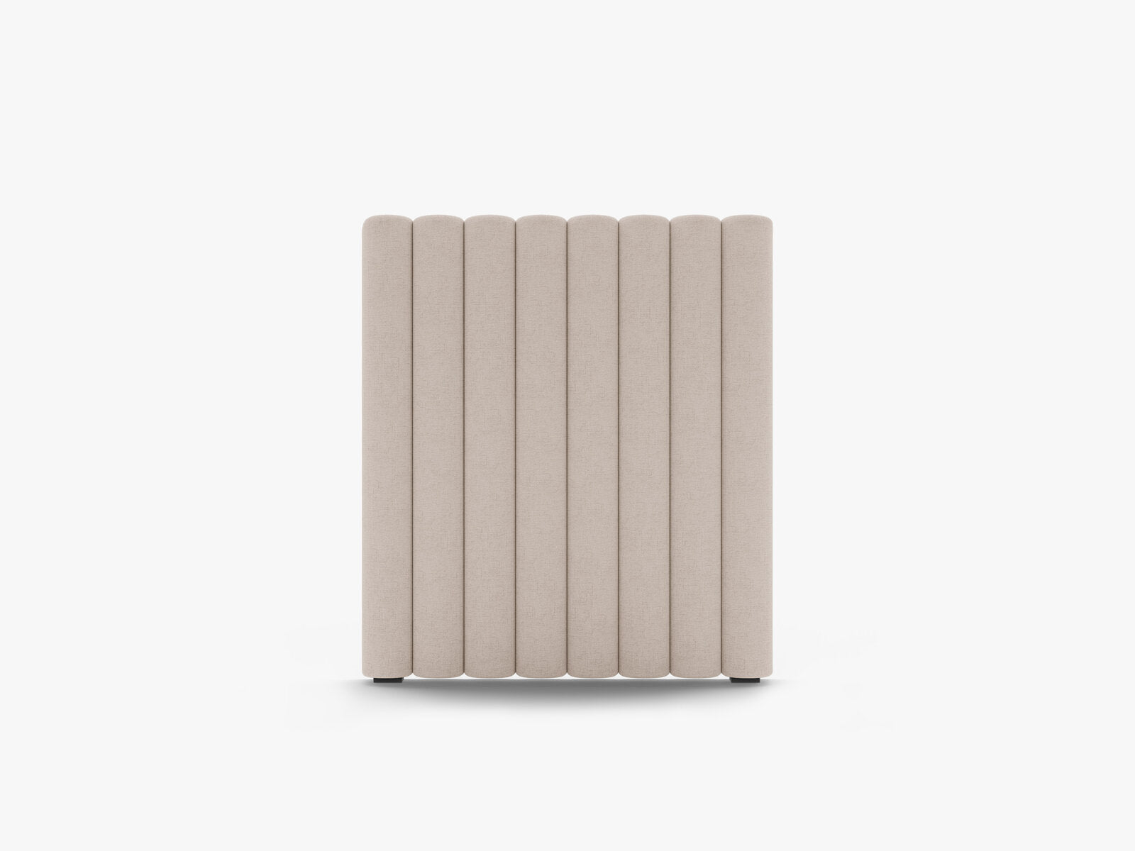 Micadoni Mistero Samtiger Kopfteil 80 cm Strukturierter Stoff Moly Cappuccino 80x95