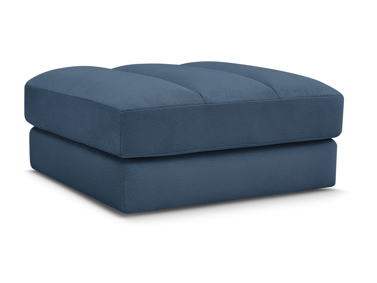 Bobochic Sierra Pouf Samt Dunkelblau