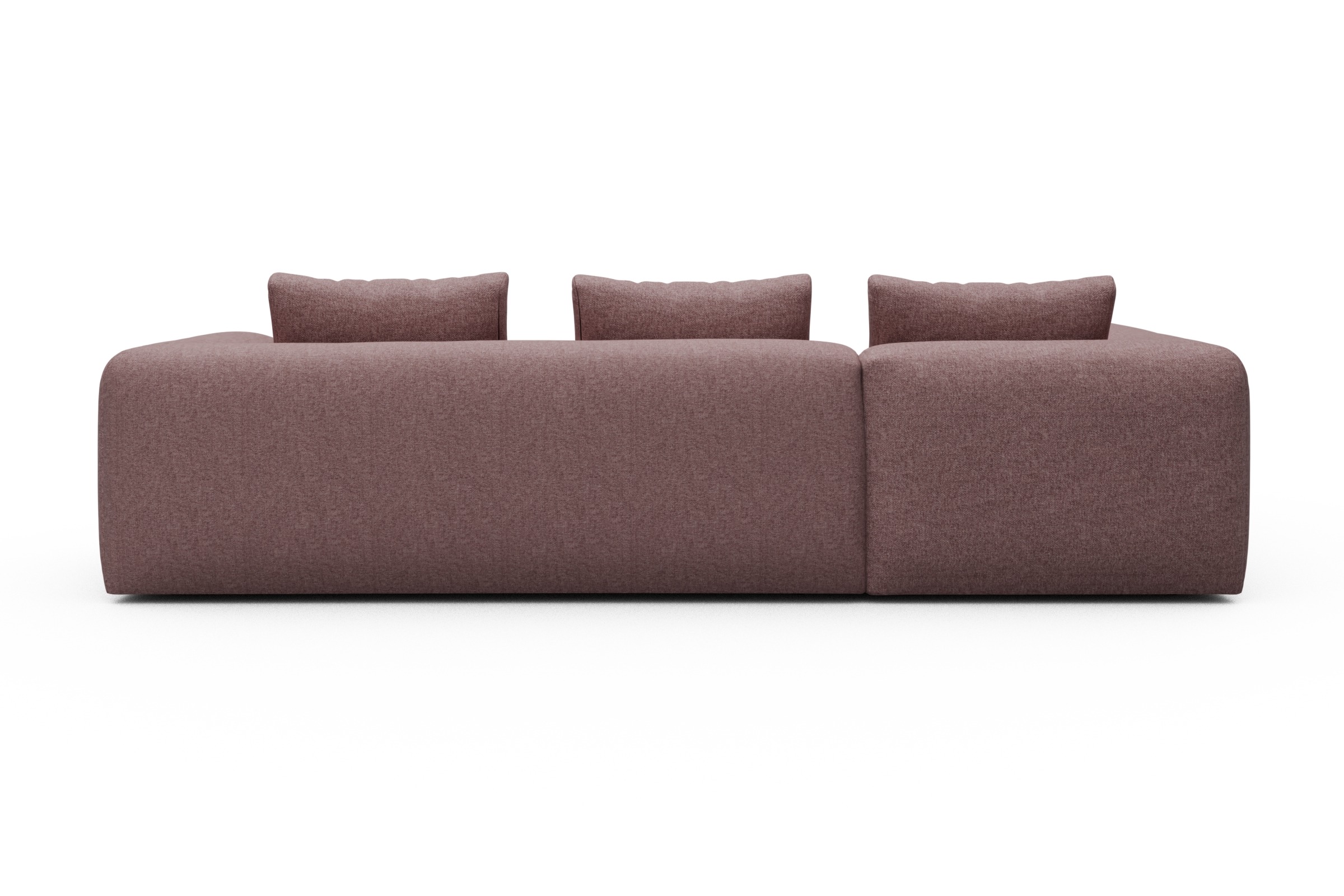Ecksofa Fred 2x 2,5-Sitzer links offen Sama-Flamingo