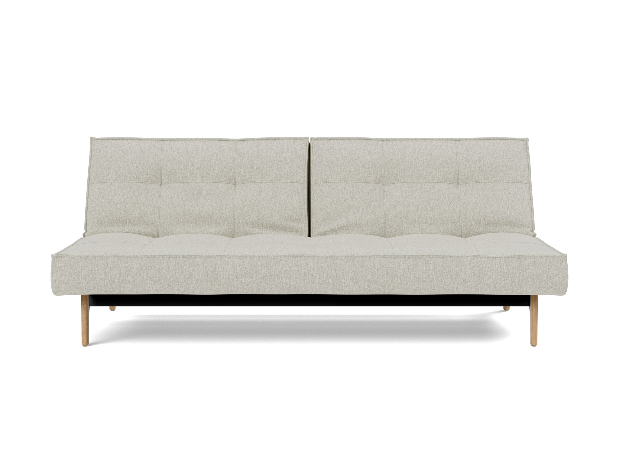 Schlafsofa Splitback Flachgewebe Mixed Dance 527-Natural Beine Eiche