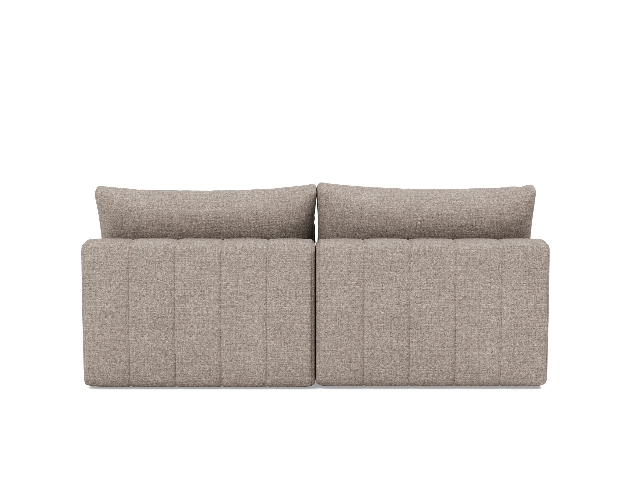 Schlafsofa Akello mit Chaiselongue Chenille Yuveno 472-Warm-Grey