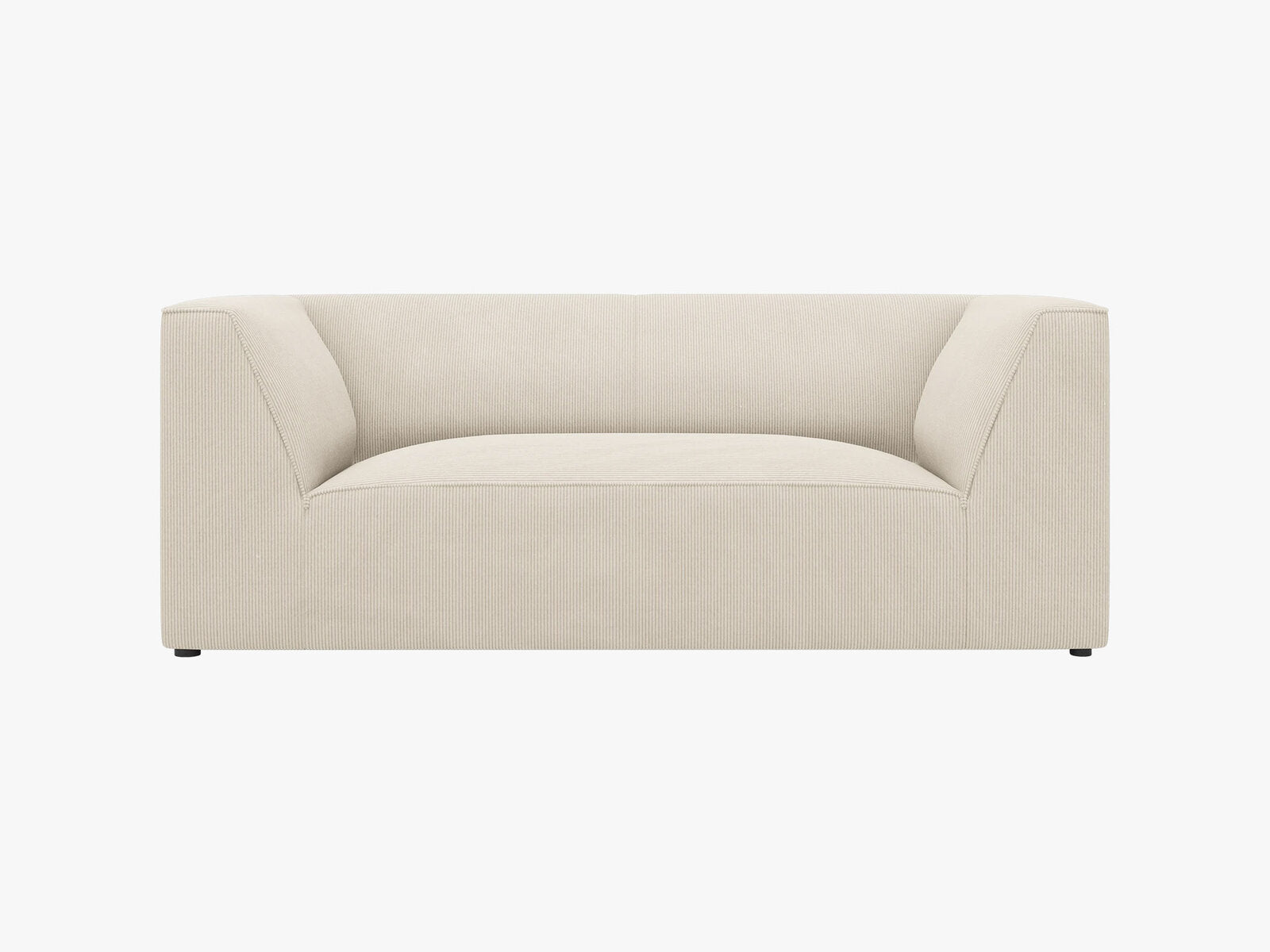 Micadoni Sofa Ruby 2-Sitzer Kord Scala Helles Beige