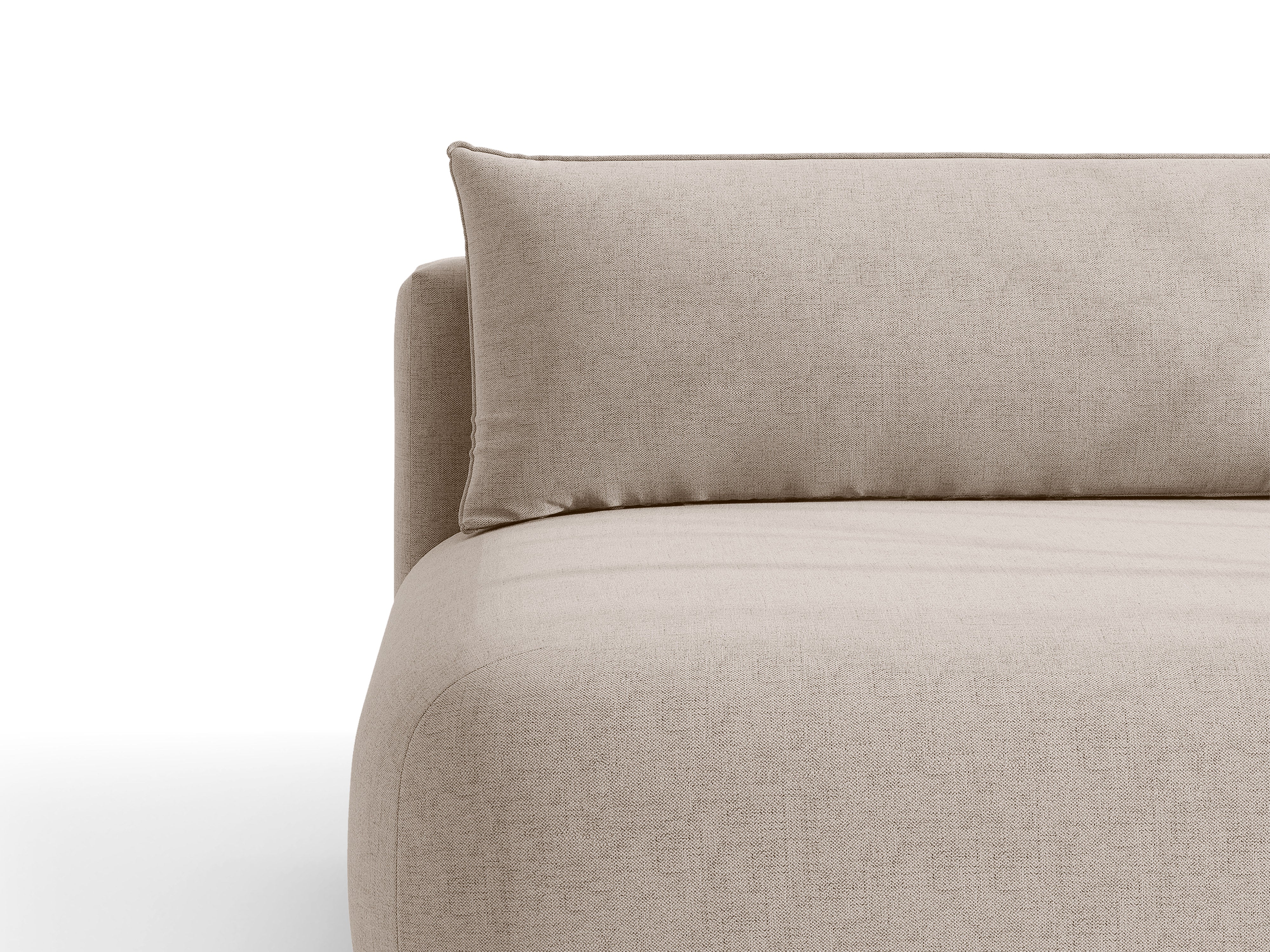 Micadoni Hena Sofa Mit Bettfunktion Und Stauraum Strukturierter Stoff Moly Cappuccino