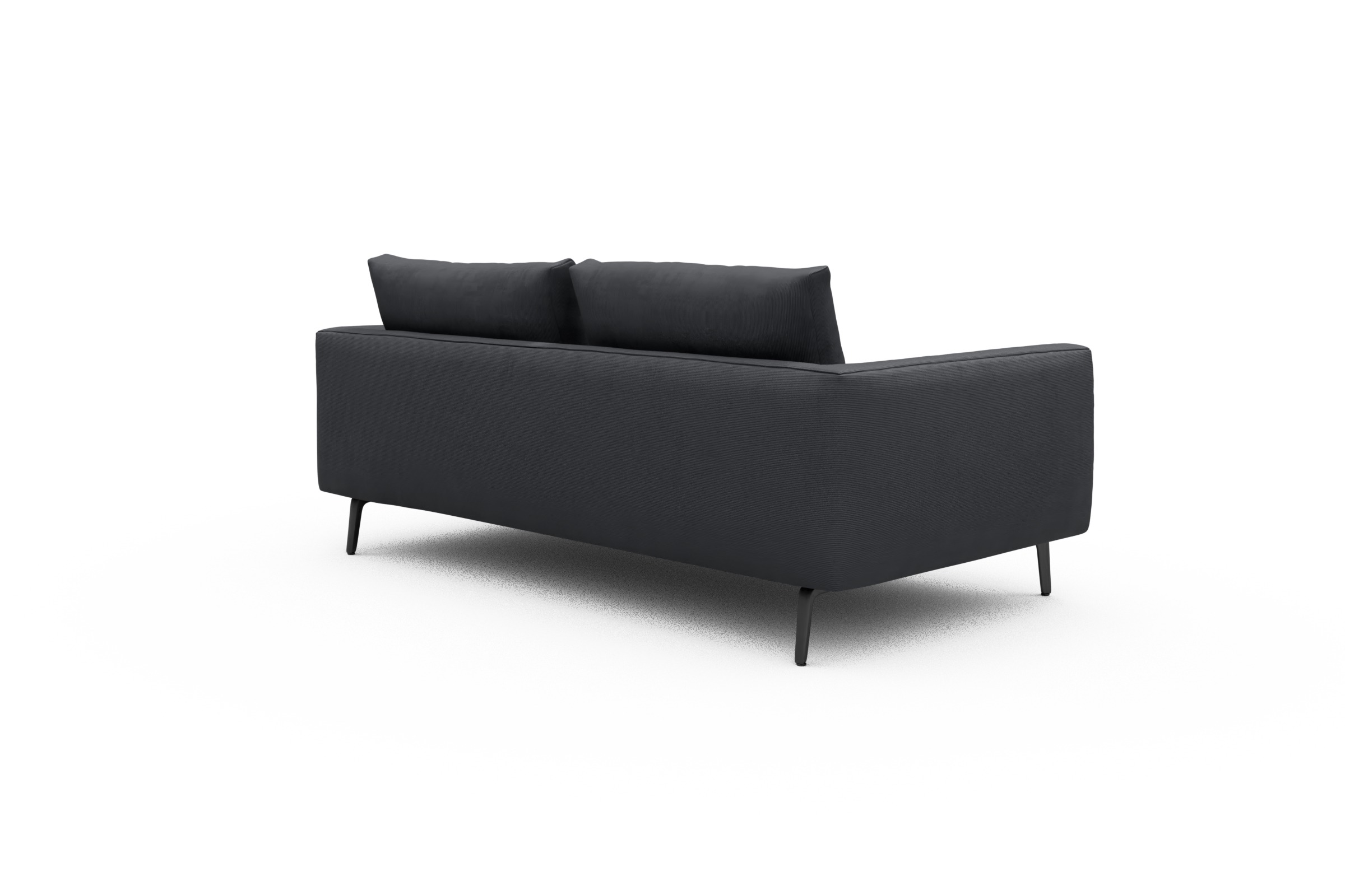 Sofa Karl 2-5-Sitzer Cordufine-Slate-Grey