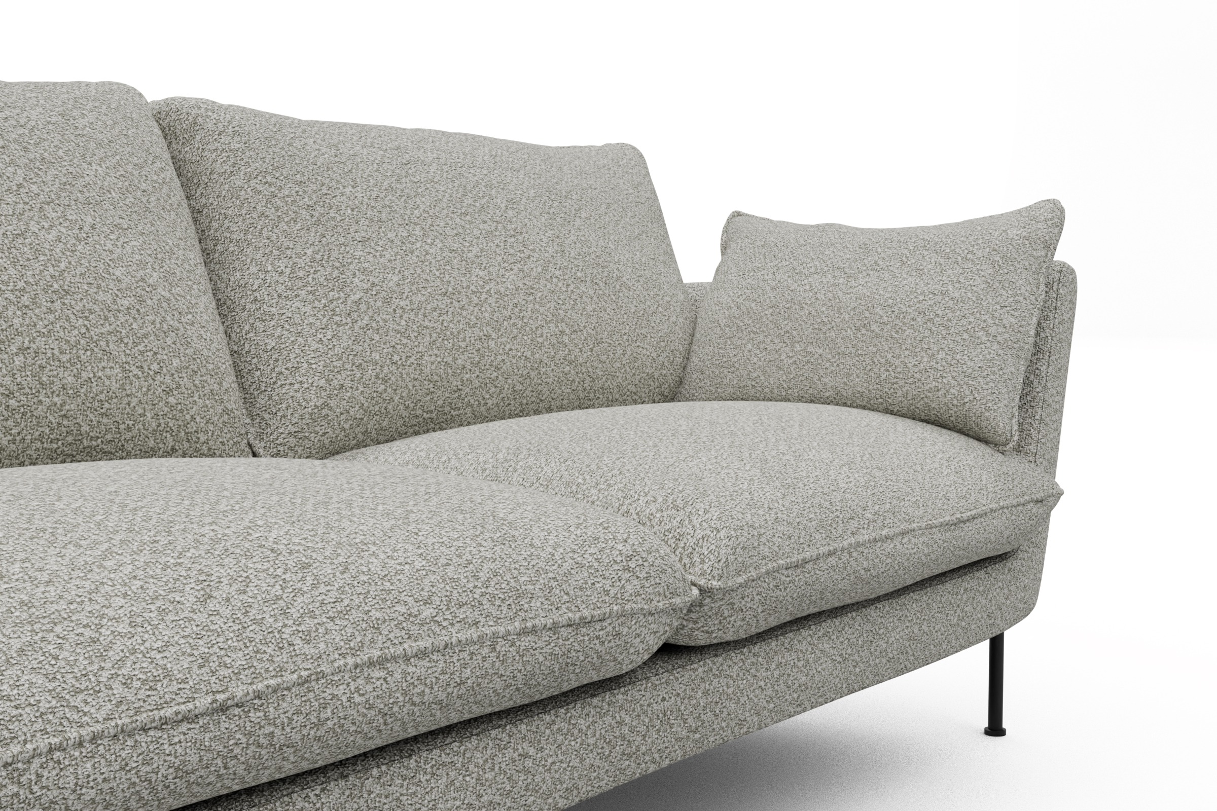 Sofa Anton 3-Sitzer Vanora-Warm-Sand