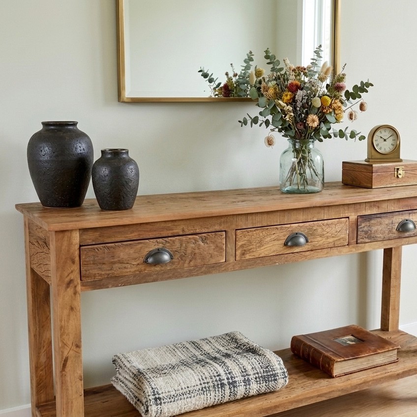 Raw Materials Sideboard Farmwood Recyclingholz 150cm