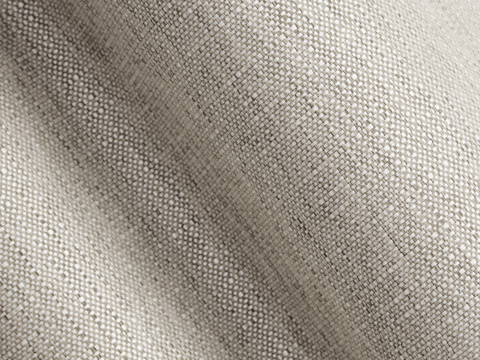 Micadoni modulares Ecksofa Pola 2-Sitzer kleine Version Rechts Strukturierter Stoff Babel Sand