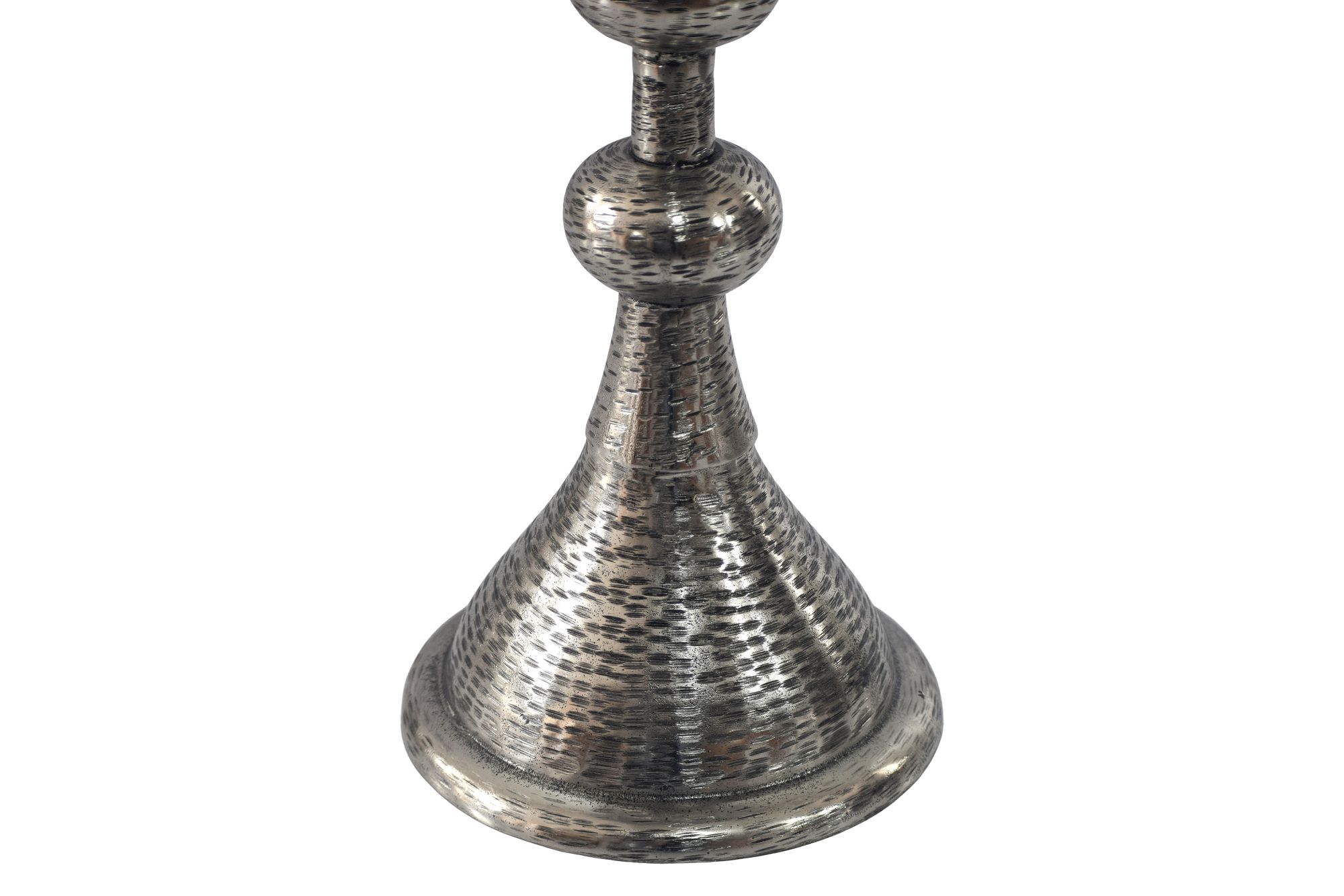 Beistelltisch Kvitsoy Aluminium Silber Ø 30 cm