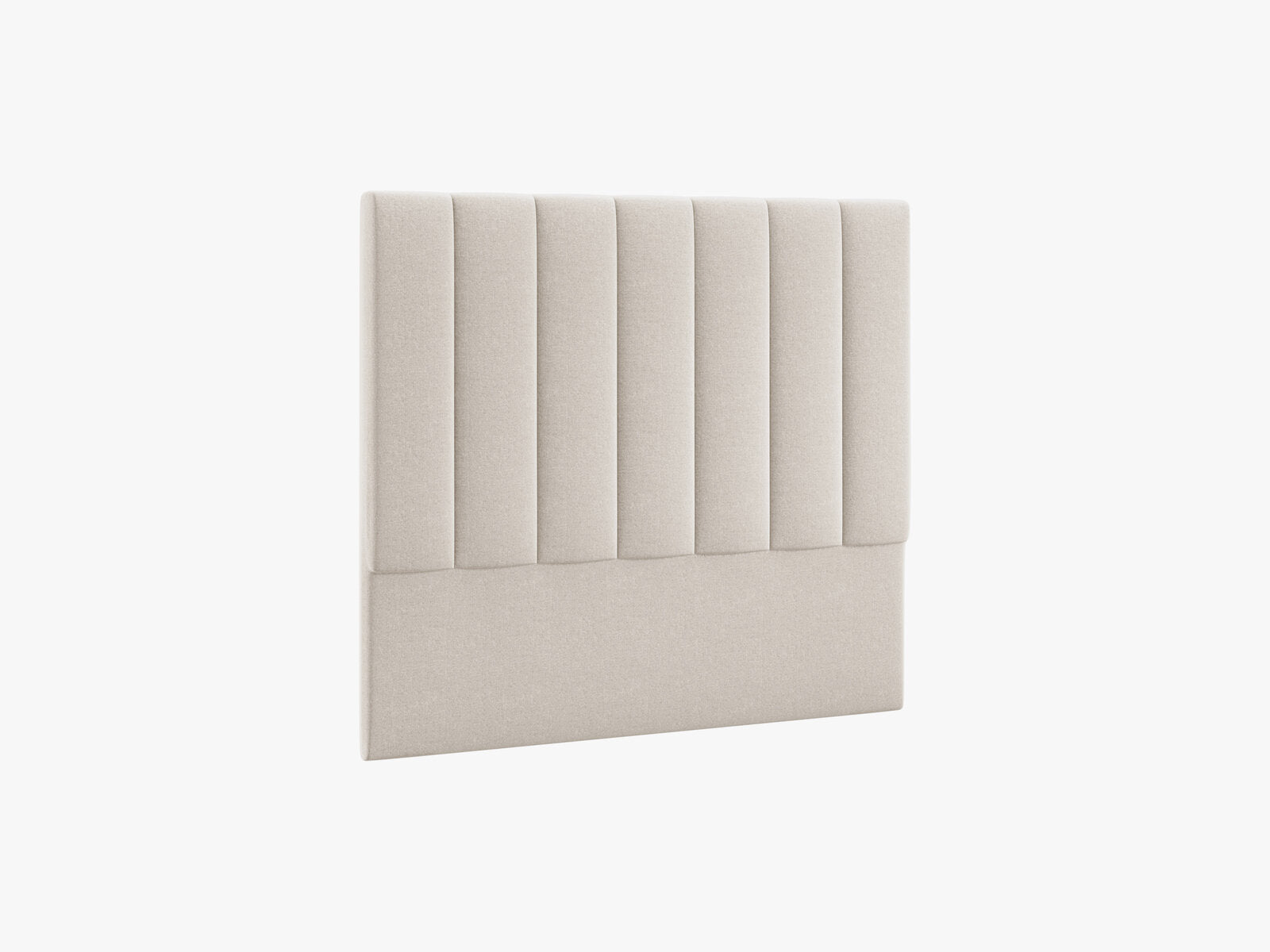 Micadoni Marl Polster-Kopfteil Chenille Eden Dunkelbeige 140x120