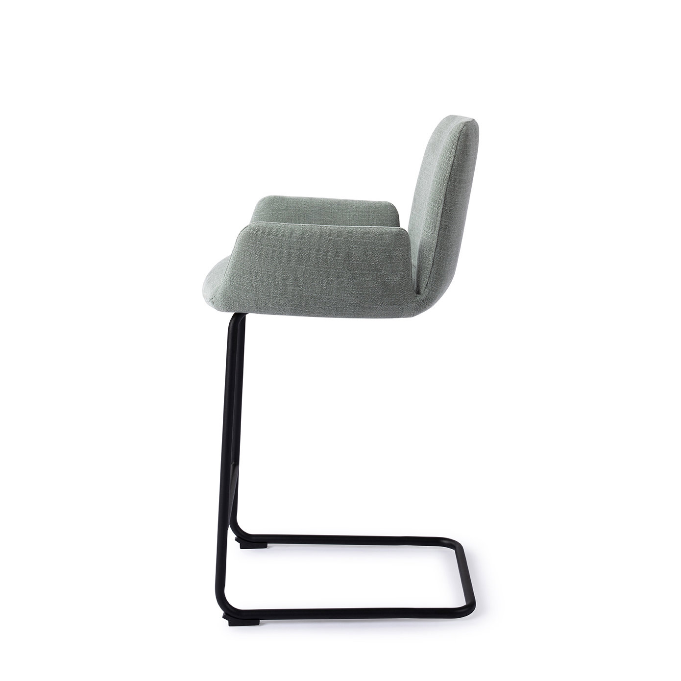 Jesper Home Barhocker Misaki Blue Breezy Arch Schwarz Tresenhöhe 65 cm