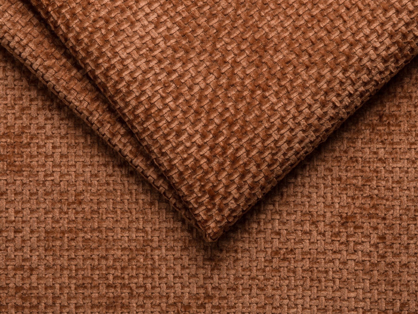 Micadoni Ecksofa Molino 6-Sitzer Links Chenille Eden Ziegel