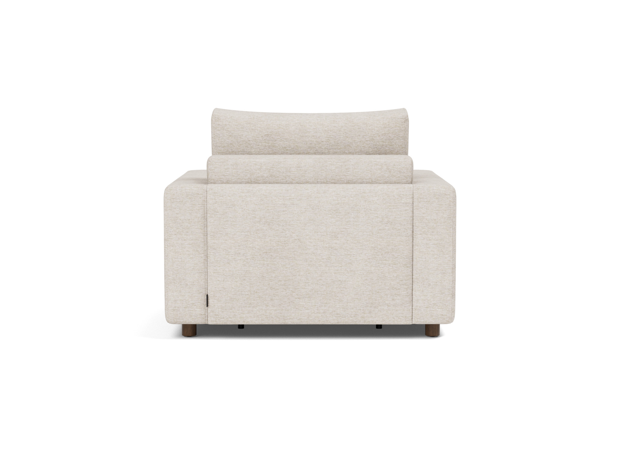 Schlafsessel Neah mit Standard-Armlehnen Chenille Yuveno 470-Natural