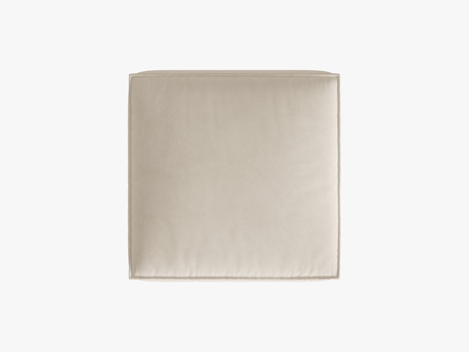 Micadoni Hocker Nuria 1-Sitzer Samt Beige