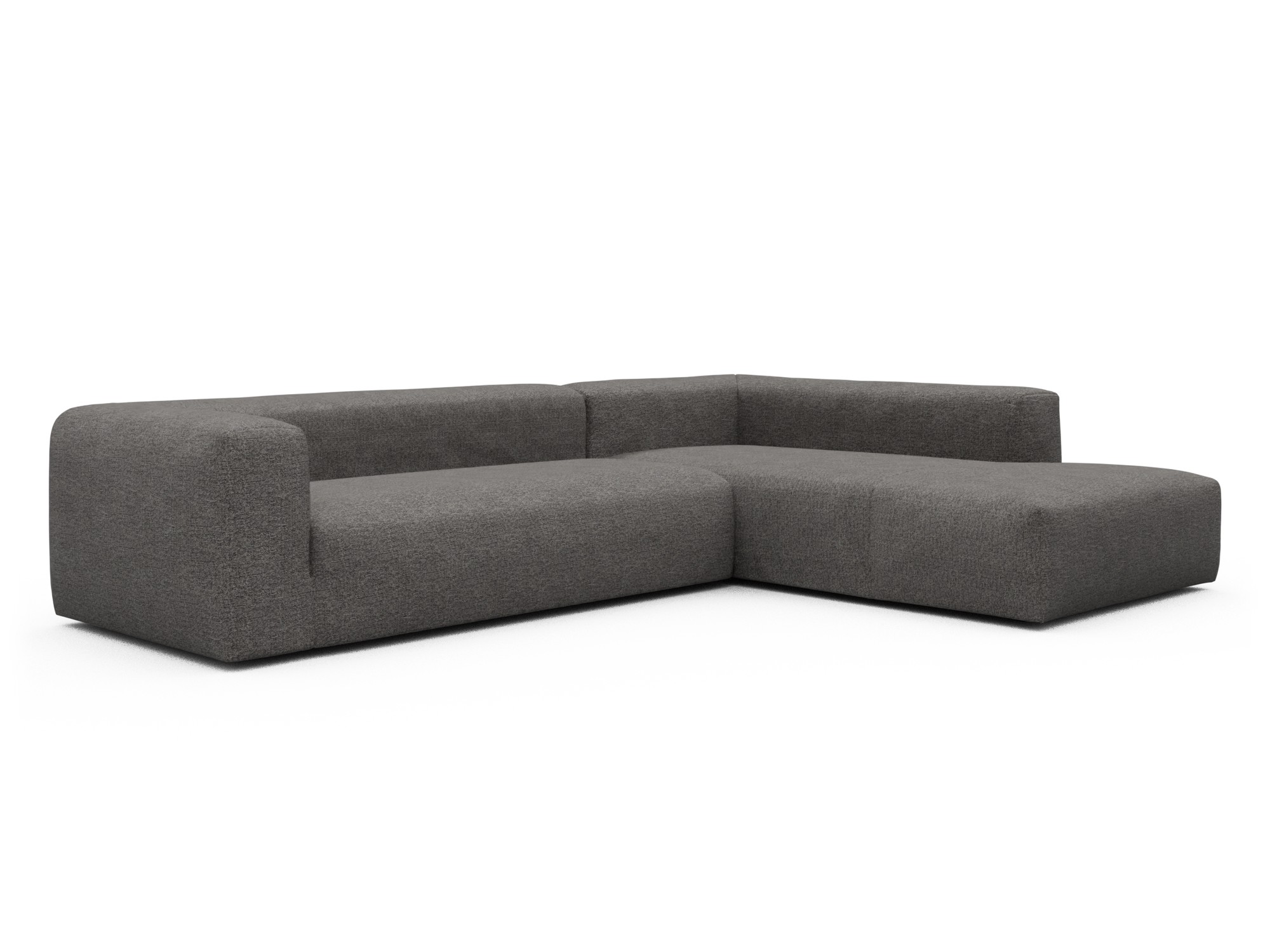 Skandi Home Ecksofa Fred Relax-Ecke rechts mit 2,5-Sitzer Carreno-Salt-and-Pepper moebelfaktor