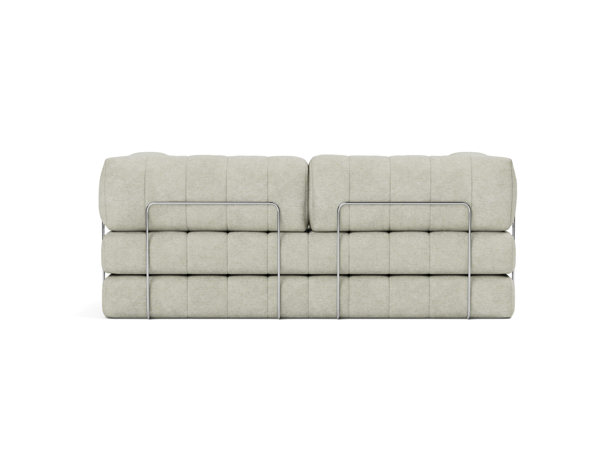 Schlafsofa CozyPad mit Armlehnen Flachgewebe Avella 280-Sand