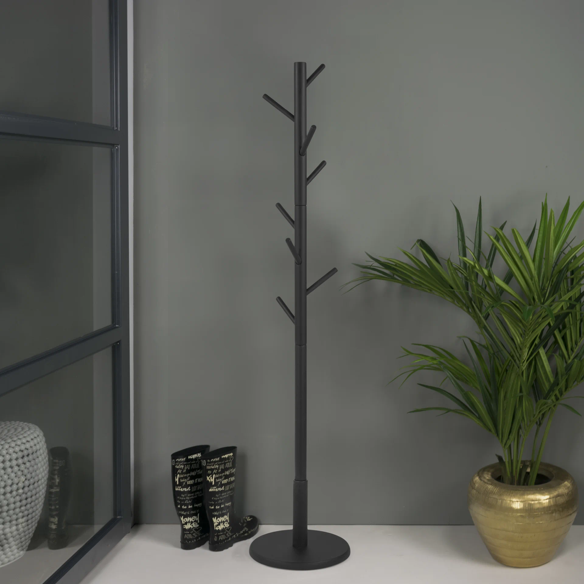 Spinder Design Garderobenständer Bro Schwarz