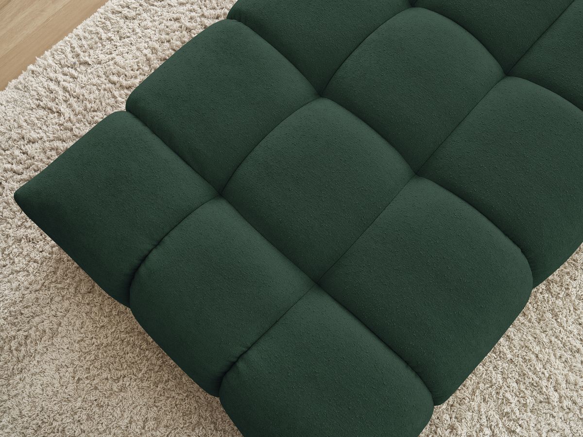 Bobochic Everest Pouf 166 × 100 cm Strukturstoff Grün