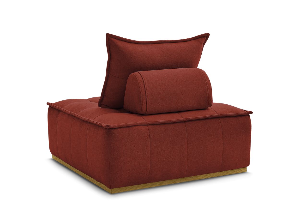 Bobochic Elisa Sofamodul 1-Sitzer Strukturstoff Orange