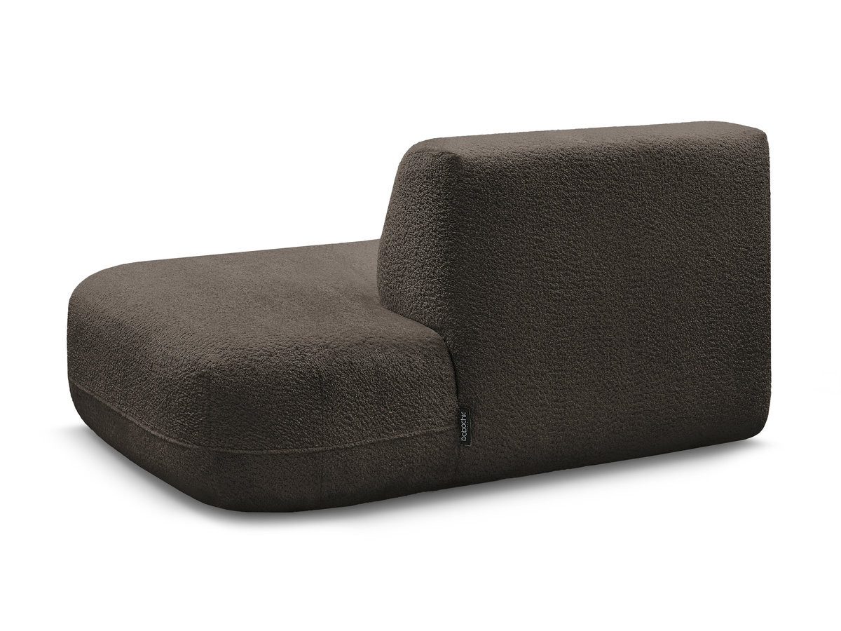 Bobochic Anda Sofamodul 2-Sitzer Chenille Braun Ecke rechts