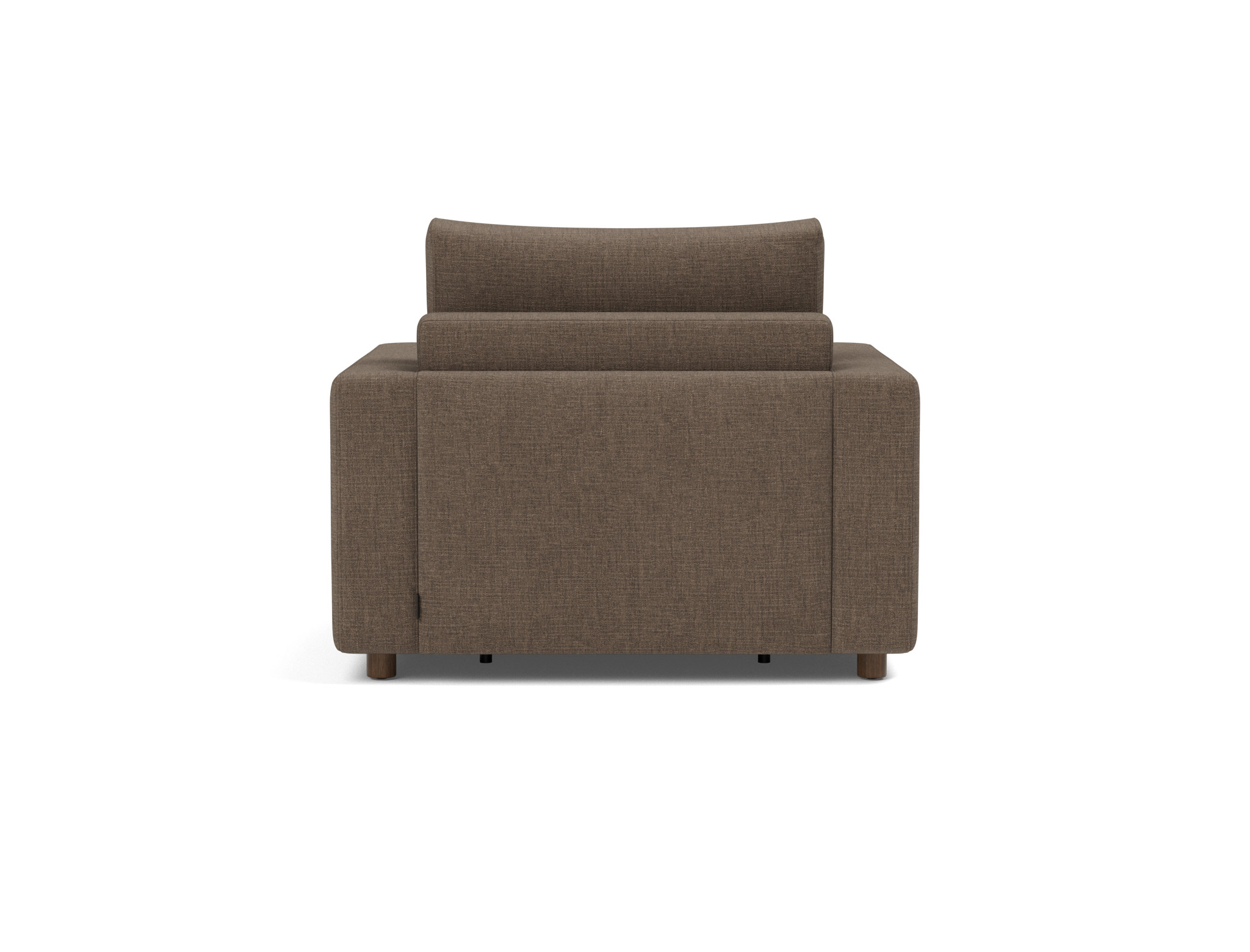 Schlafsessel Neah mit Standard-Armlehnen Chenille Esina 411-Cedar-Brown