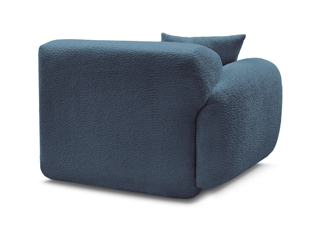 Bobochic Anda Sofamodul 1-Sitzer 104 × 103 cm Chenille Hellblau Ecke links