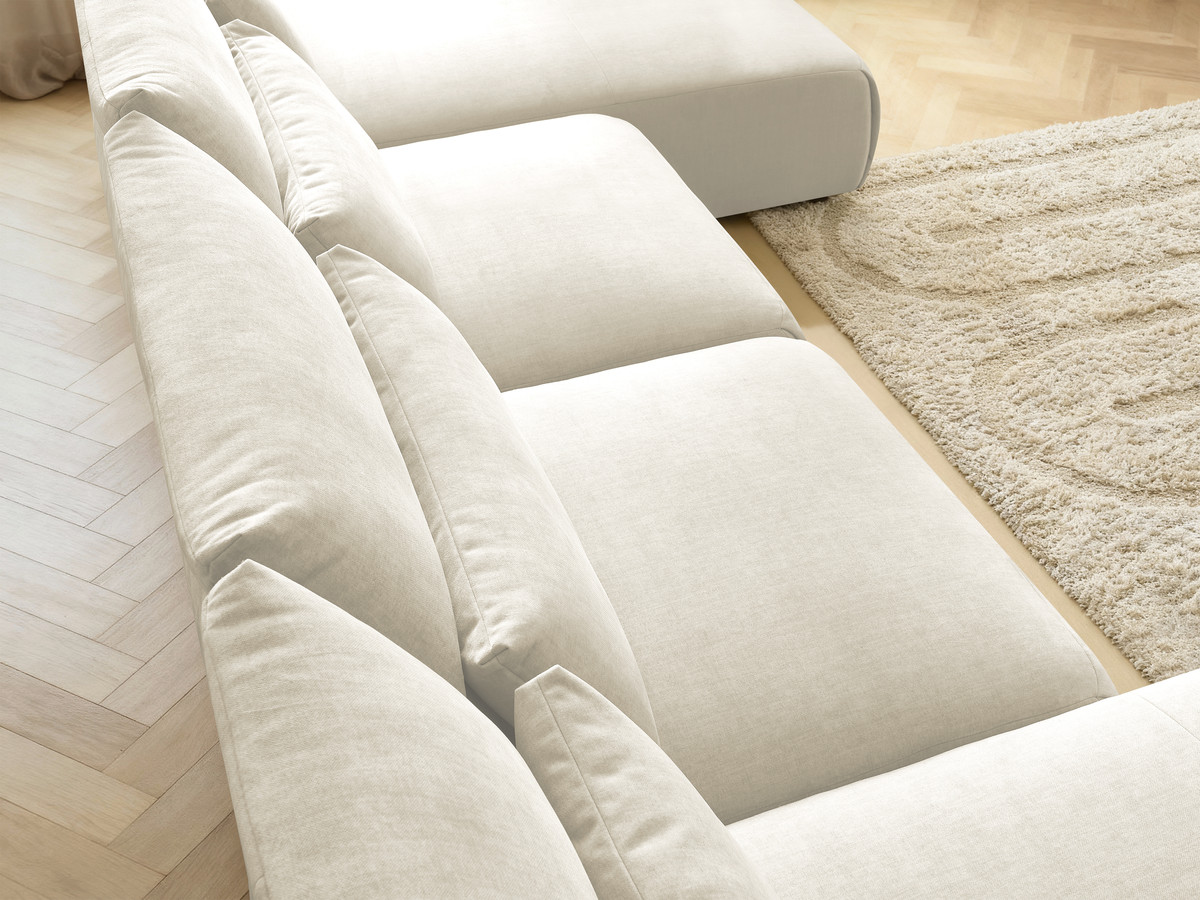 Bobochic Jana Wohnlandschaft Samt Beige