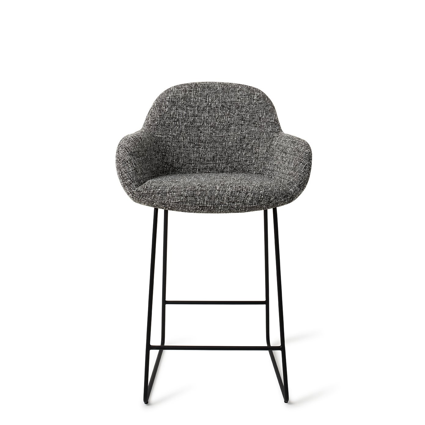 Jesper Home Barhocker Kushi Skyfall Slide Schwarz Barhöhe (75cm) moebelfaktor