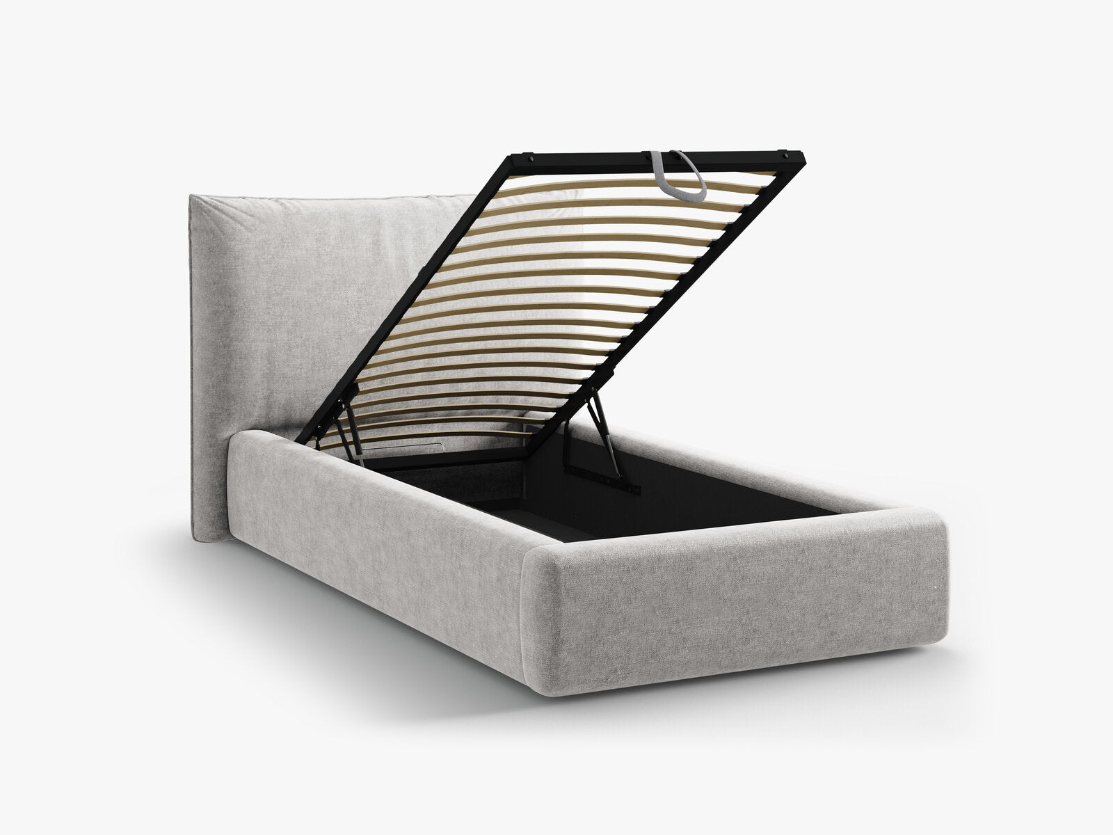Micadoni Bett Kaelle Chenille Perfect Harmony Hellgrau