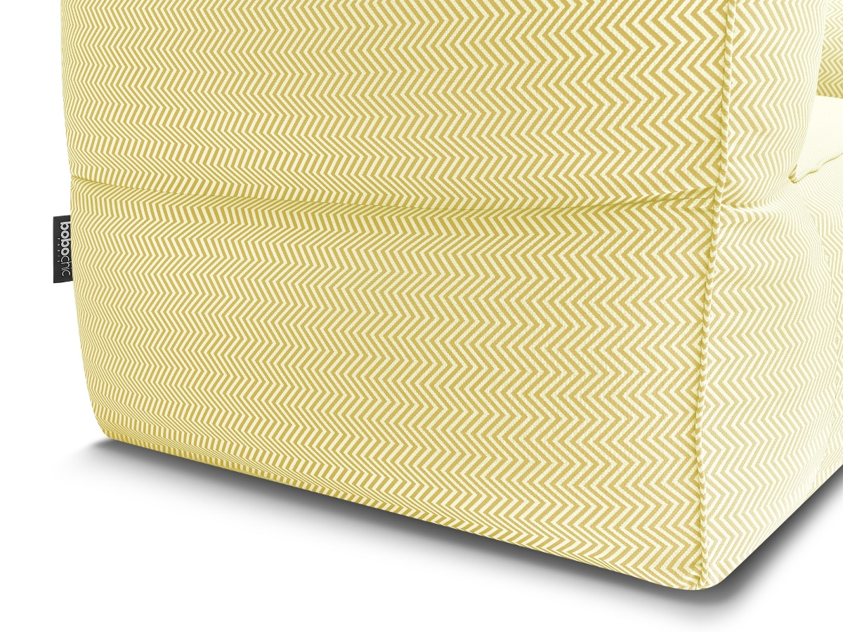 Bobochic Nour Gartensofa 2-Sitzer Stoff Gelb