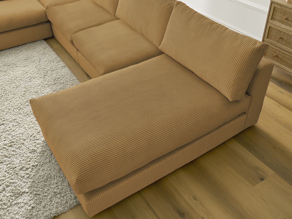 Bobochic Paris Ecksofa Cordsamt Gelb