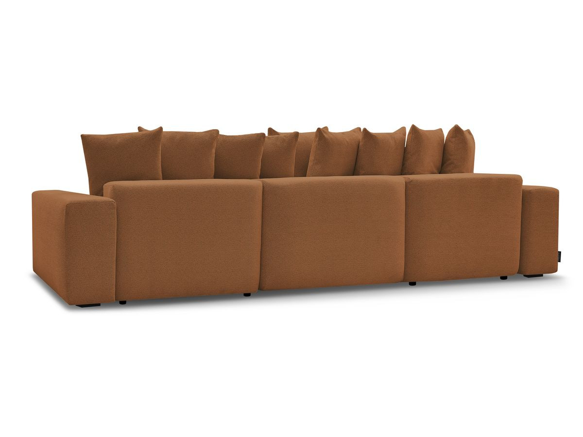 Bobochic Voltaire Wohnlandschaft 420 × 174 cm Melange-Stoff Orange