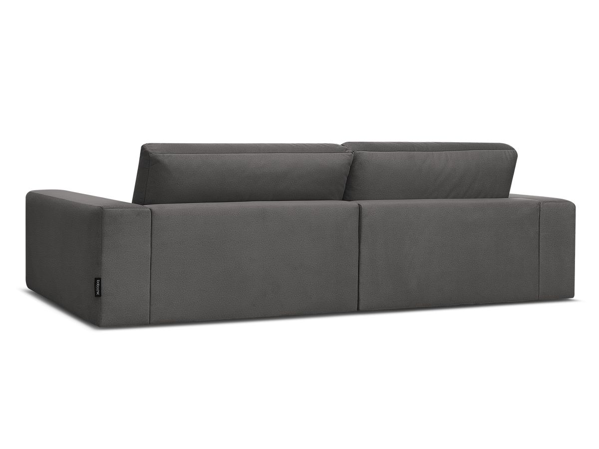 Bobochic Sierra Sofa 3-Sitzer Samt Schwarz