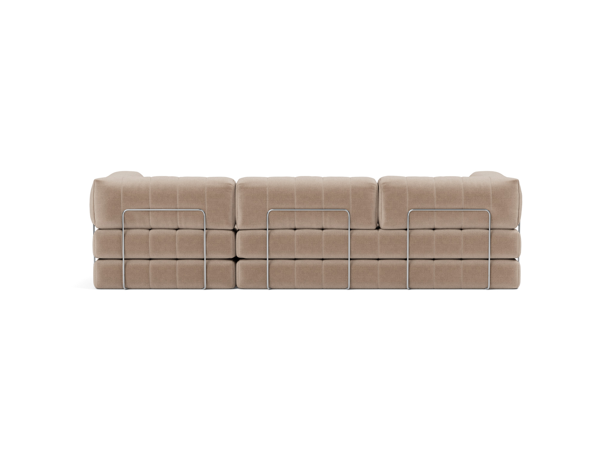 Schlafsofa CozyPad Grand mit Armlehnen Chenille Esina 417-Mocha