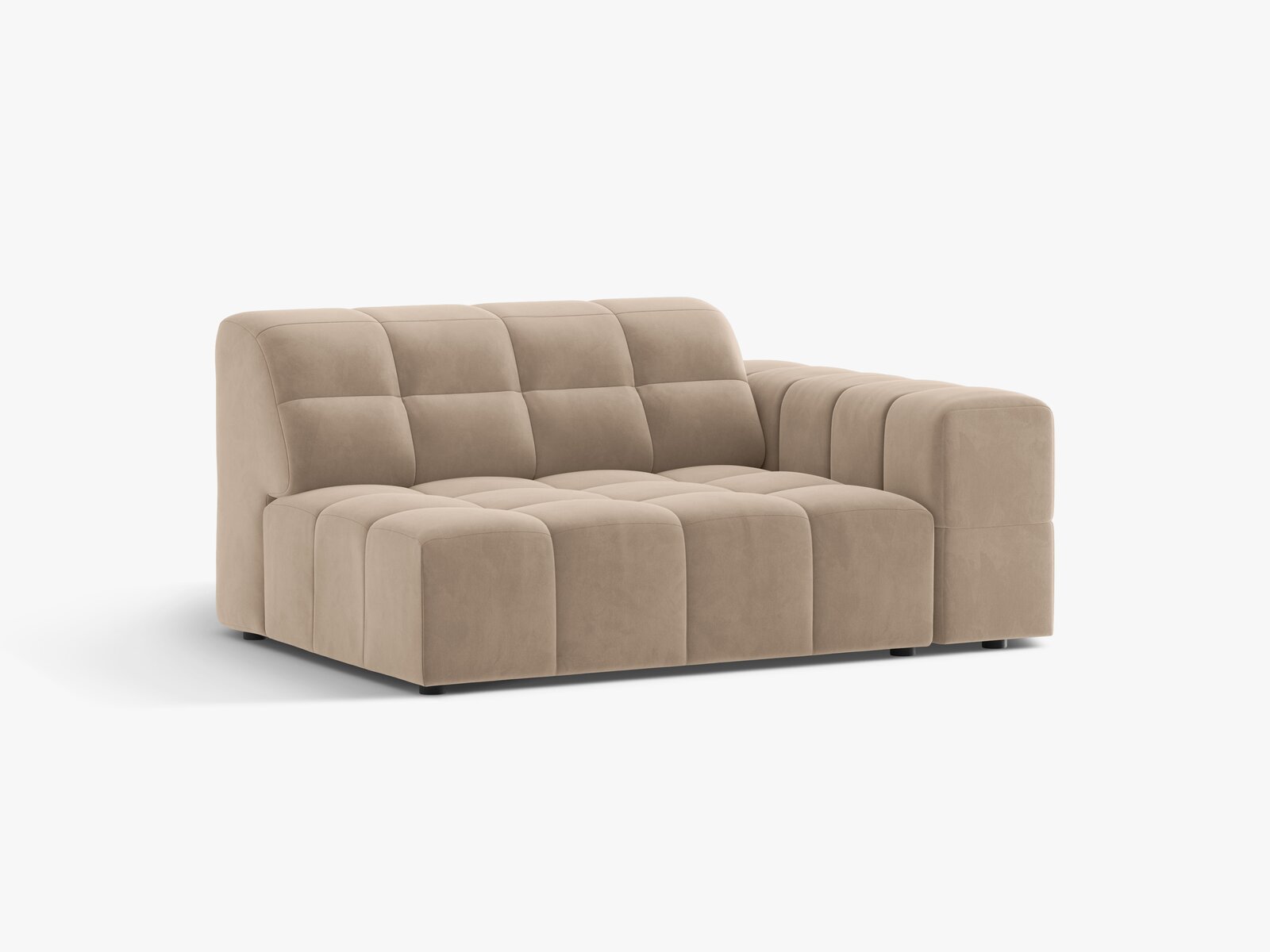 Micadoni Jennifer Sofamodul XL Rechts Samt Venus Beige