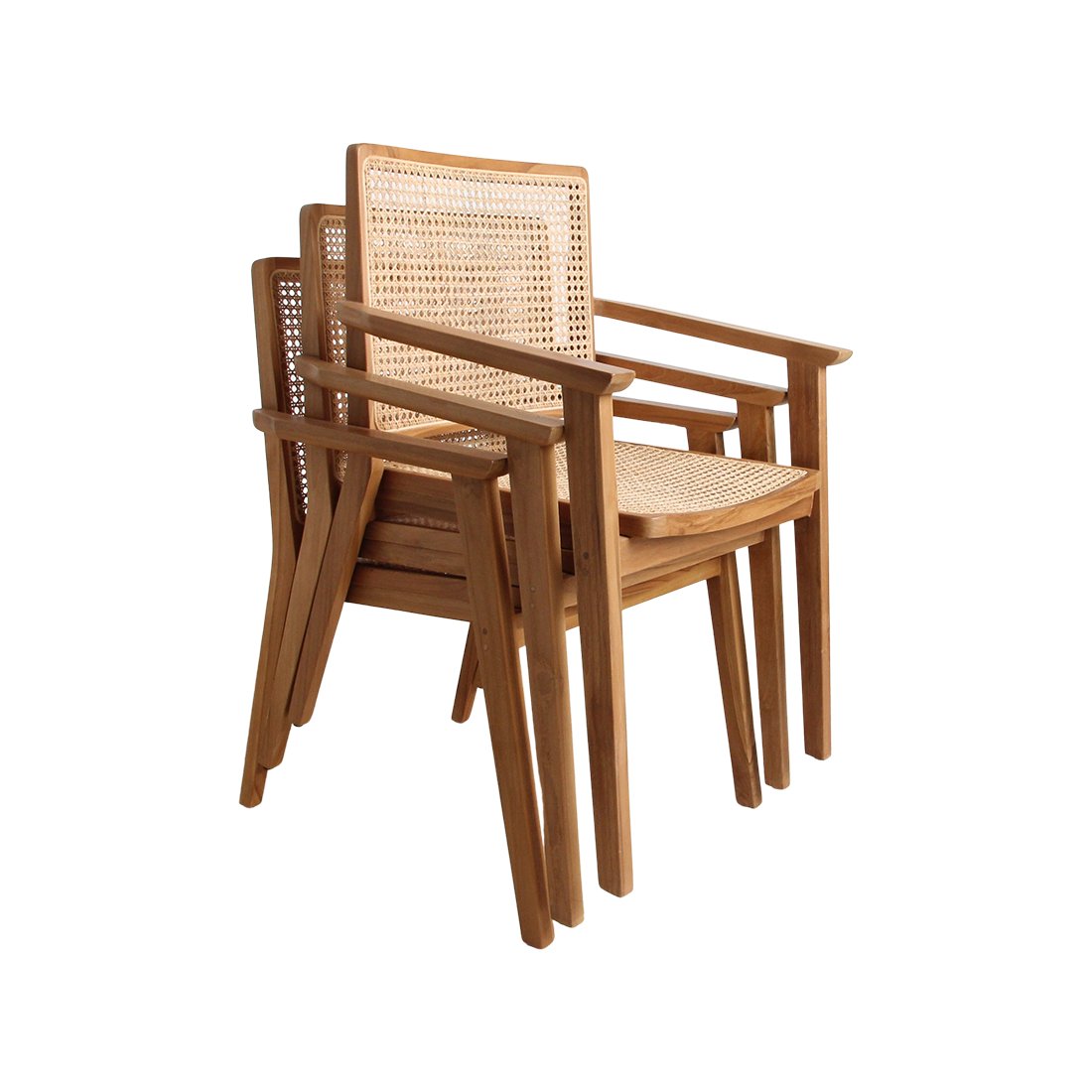Raw Materials Esszimmerstuhl Nova Teak/Rattan