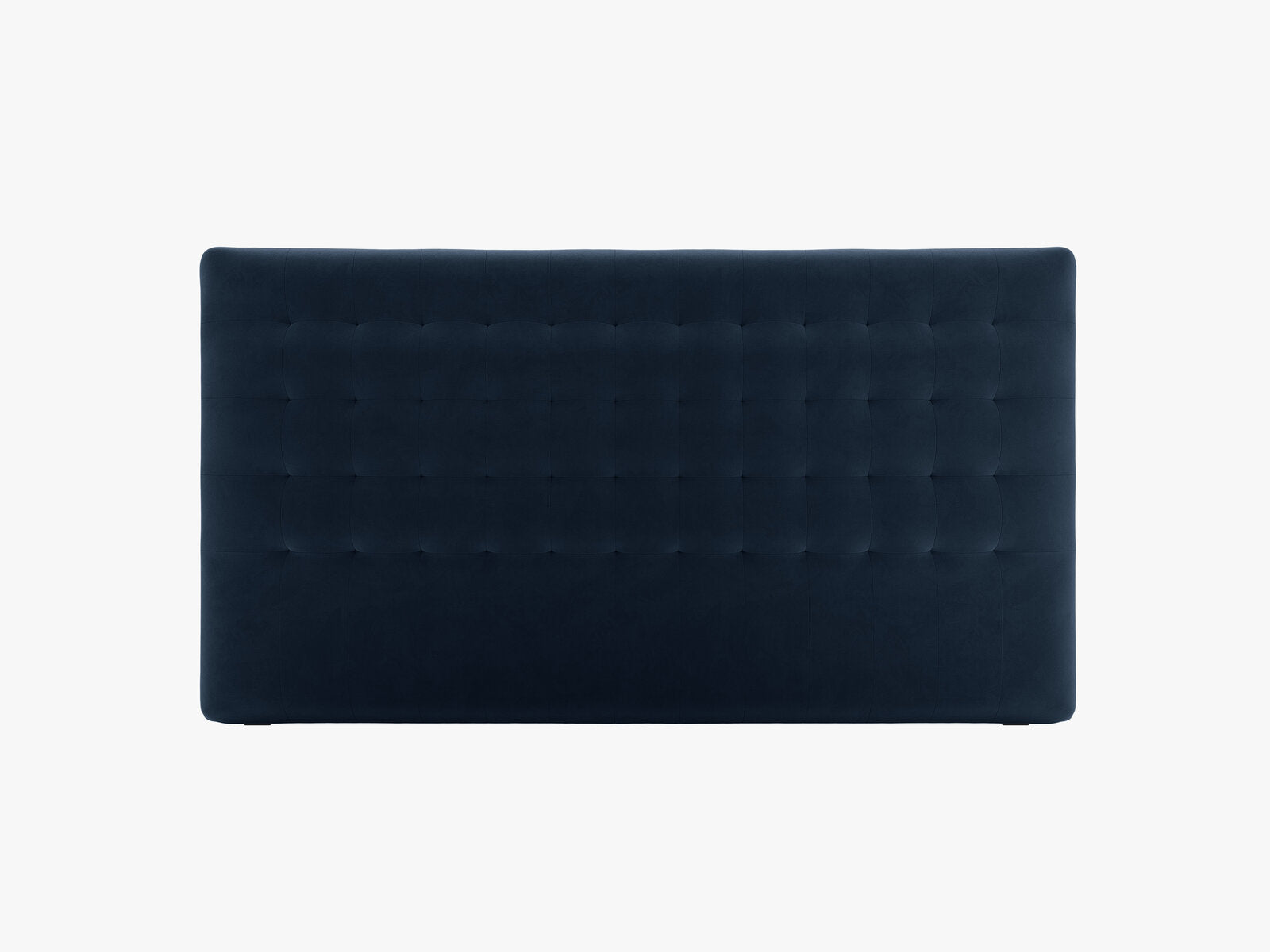 Micadoni Nova Samtiger Kopfteil 120 cm (H 95 cm) Samt Paris Dunkelblau 180x95