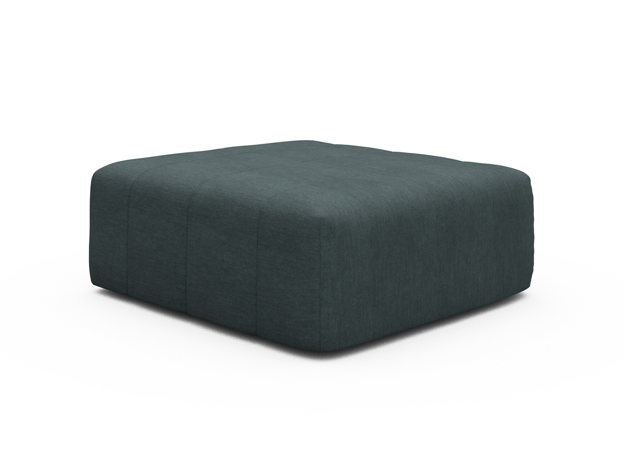 Ottomane Hugo Flachgewebe Vivus 573-Dusty-Blue