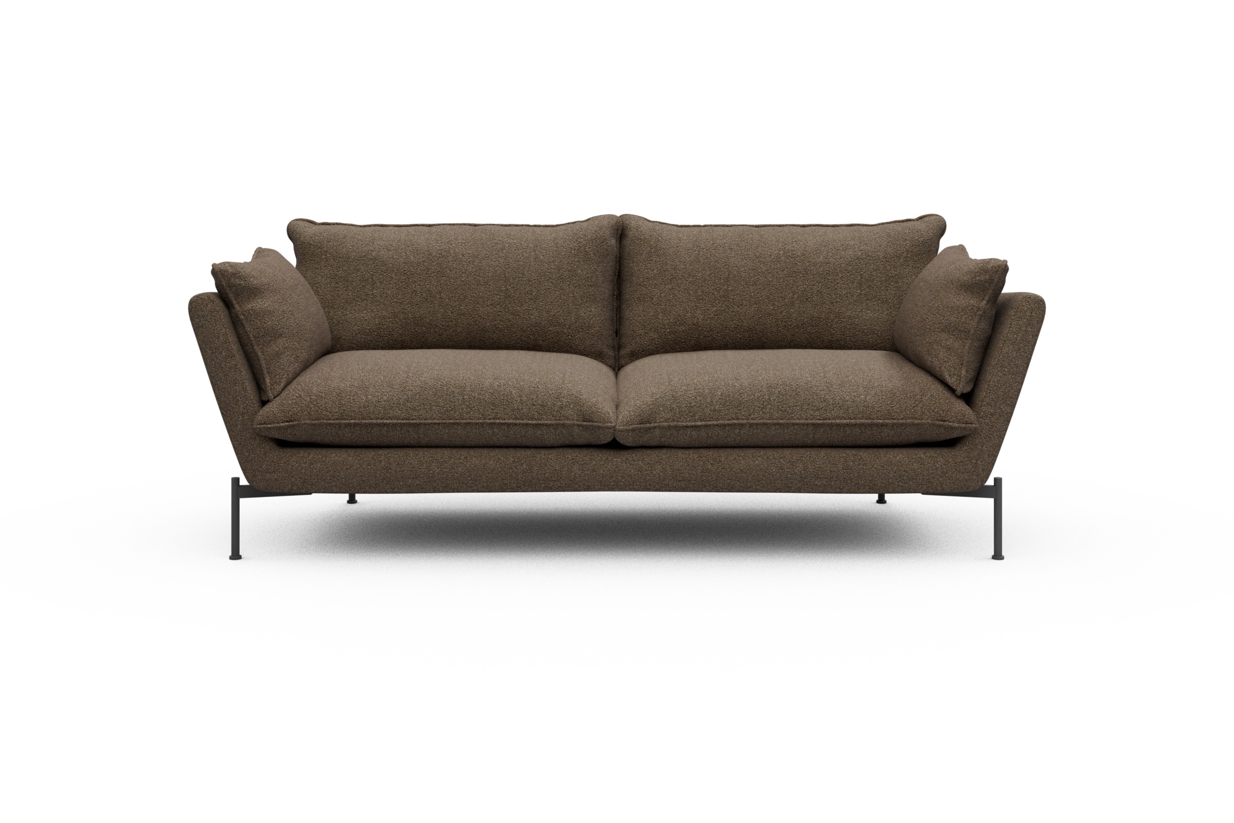 Skandi Home Sofa Anton PREMIUM 3-Sitzer Aivi-Khaki-Brown moebelfaktor