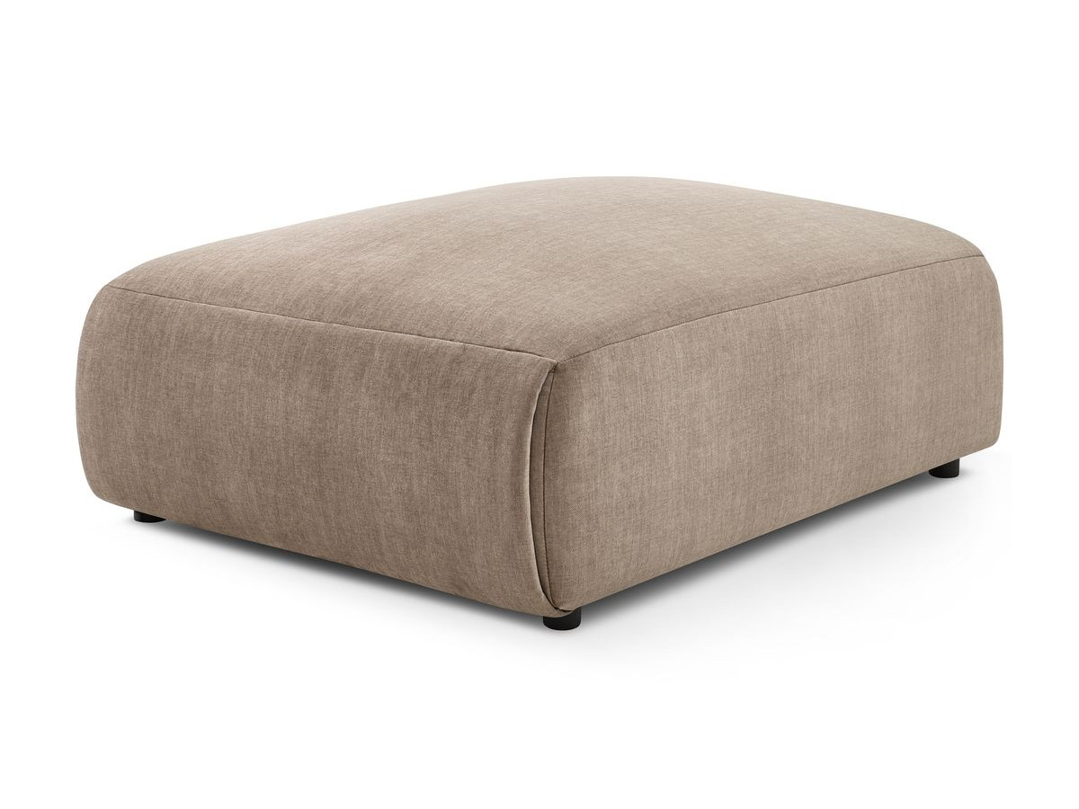 Bobochic Jeanne Pouf 95 × 117 cm Samt Taupe